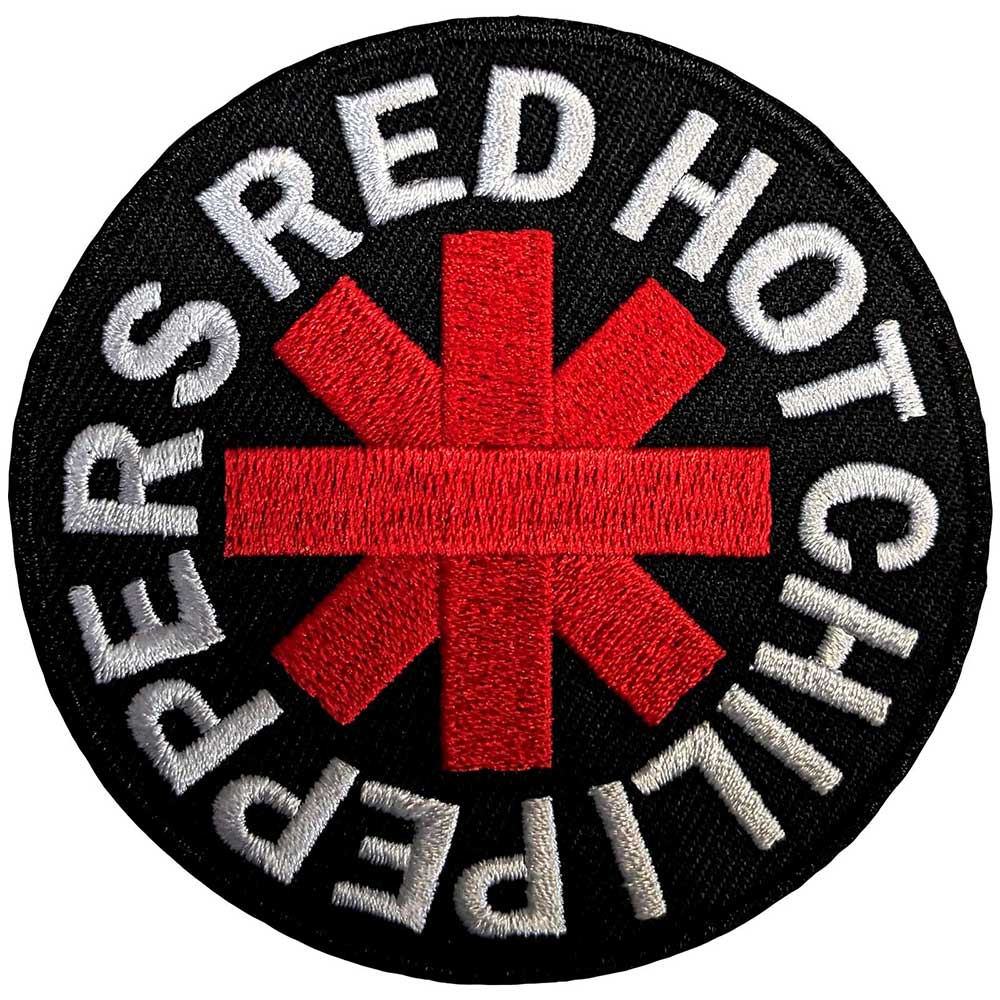 Red Hot Chili Peppers Woven Patch Asterisk (Standard) by Rock Off Trade