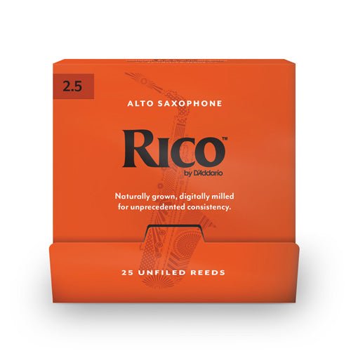 Rico Alto Sax Reeds B25 - 25 Pack by D'Addario Canada