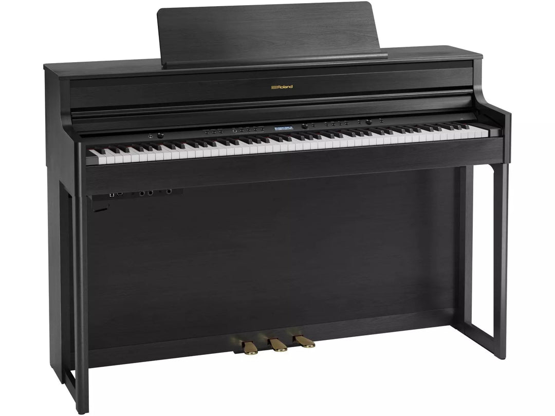 Roland HP704 Digital Piano with Stand - Charcoal Black by Roland Canada