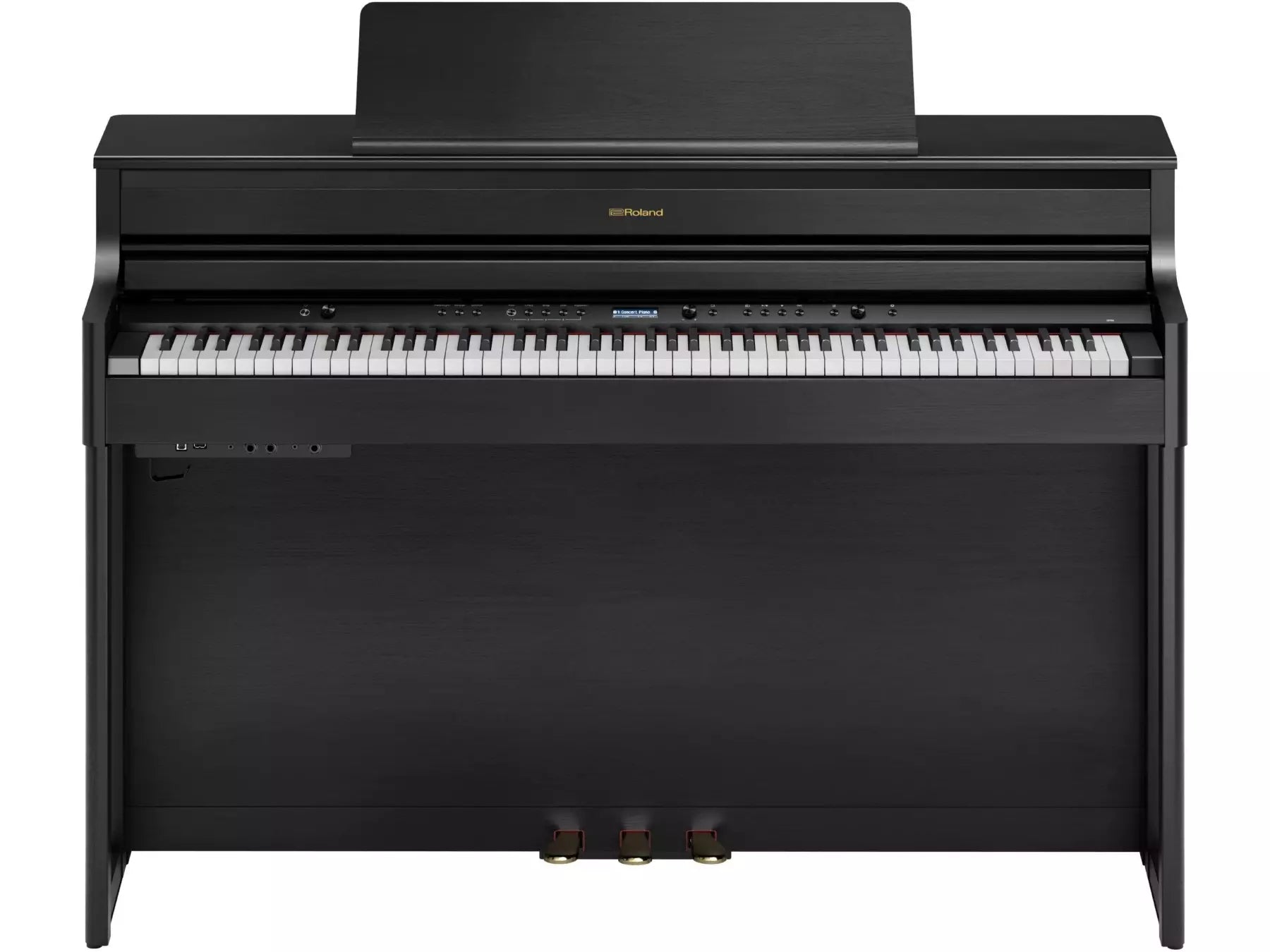 Roland HP704 Digital Piano with Stand - Charcoal Black by Roland Canada