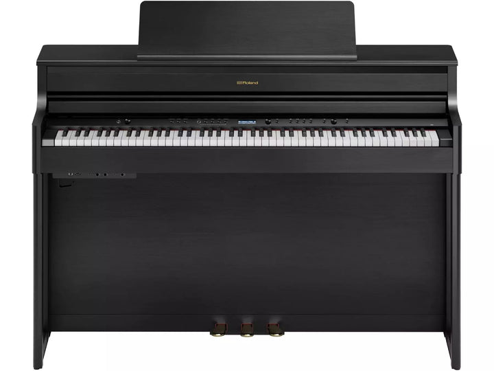 Roland HP704 Digital Piano with Stand - Charcoal Black by Roland Canada