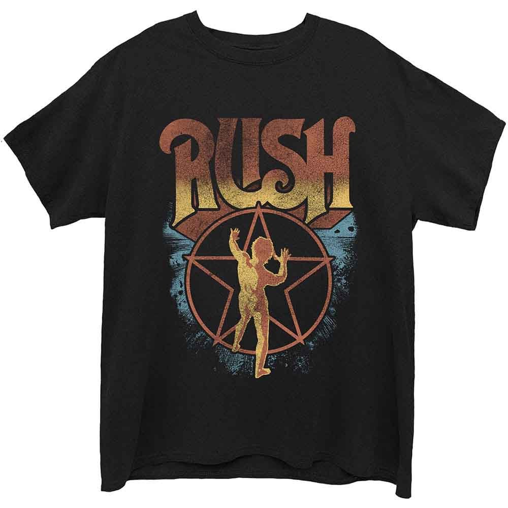 Rush Unisex T-Shirt Starman by Rock Off Trade