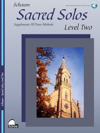 Sacred Solos - Level Two - Educational Piano Softcover Audio Online by Hal Leonard
