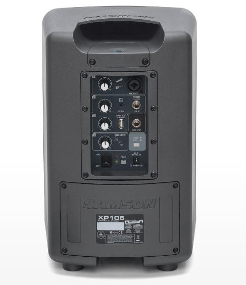 Samson Expedition XP106 Rechargeable Portable PA w/ Handheld Mic & Bluetooth by Yorkville