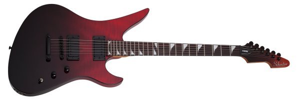 Schecter Avenger Standard Electric Guitar, Blood Burst by Erikson Music