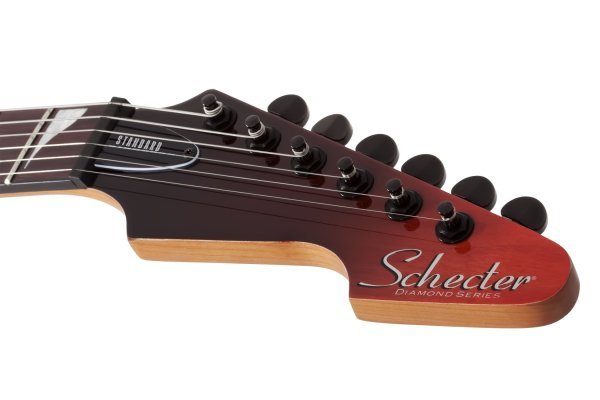 Schecter Avenger Standard Electric Guitar, Blood Burst by Erikson Music