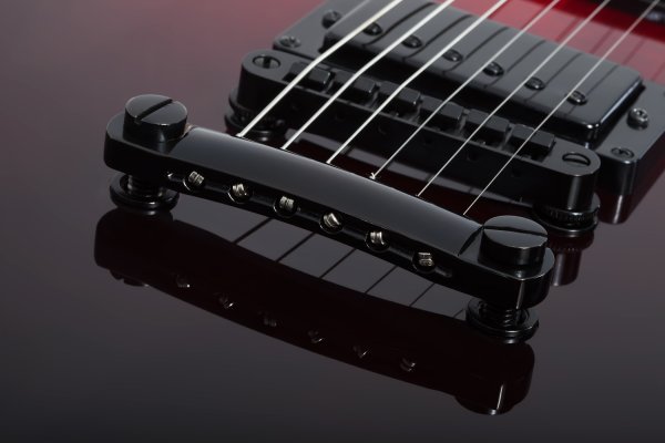 Schecter Avenger Standard Electric Guitar, Blood Burst by Erikson Music
