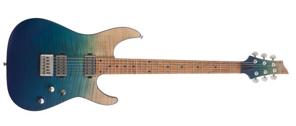 Schecter C - 1 Standard Plus Electric Guitar, Blue Fade by Erikson Music