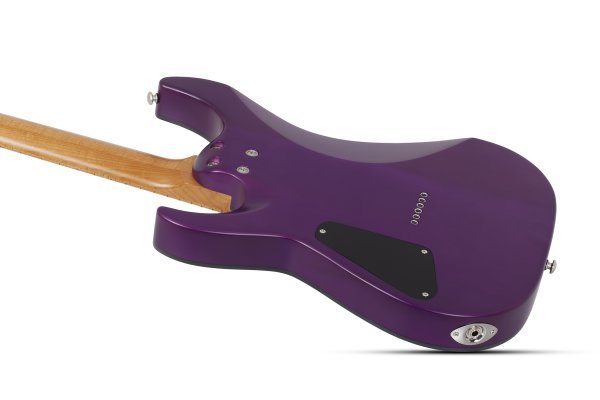 Schecter C - 1 Standard Plus Electric Guitar, Transparent Purple Burst by Schecter