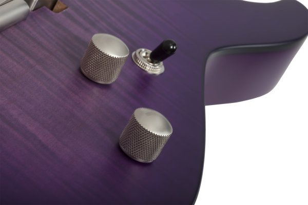 Schecter C - 1 Standard Plus Electric Guitar, Transparent Purple Burst by Schecter