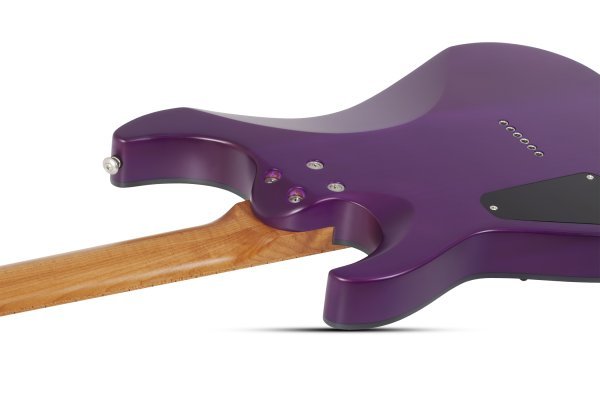 Schecter C - 1 Standard Plus Electric Guitar, Transparent Purple Burst by Schecter