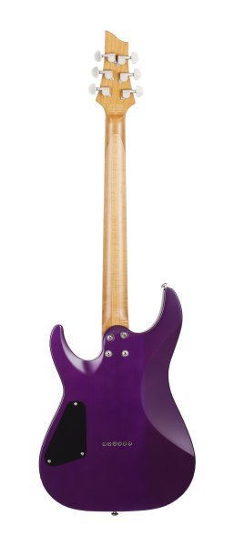 Schecter C - 1 Standard Plus Electric Guitar, Transparent Purple Burst by Schecter