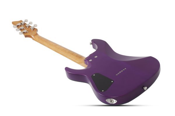 Schecter C - 1 Standard Plus Electric Guitar, Transparent Purple Burst by Schecter