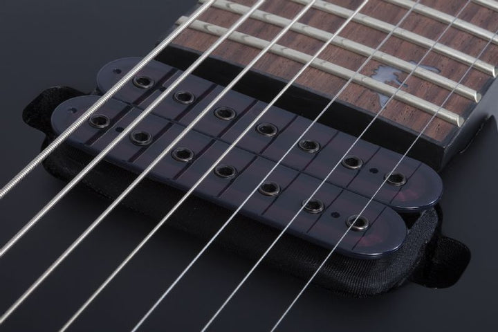 Schecter Damien - 7 7 - String Electric Guitar, Satin Black by Erikson Music