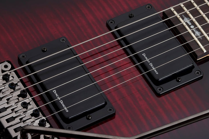 Schecter Demon 6 FR Series Crimson Burst by Erikson Music