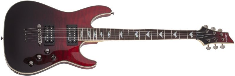Schecter Omen Extreme - 6 Electric Guitar, Blood Burst by Erikson Music