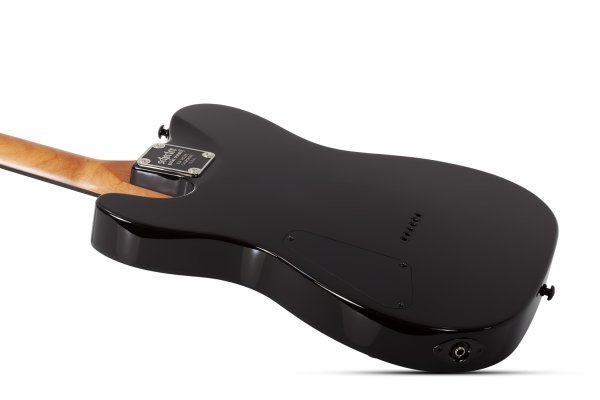 Schecter PT Standard Electric Guitar, Black Fade Burst Burl by Schecter