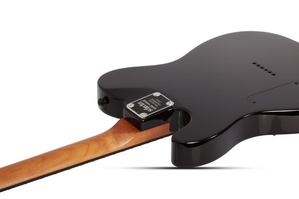 Schecter PT Standard Electric Guitar, Black Fade Burst Burl by Schecter