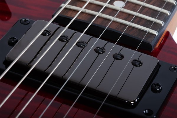 Schecter Solo - II Standard Electric Guitar, Blood Burst by Erikson Music