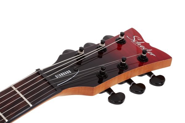 Schecter Solo - II Standard Electric Guitar, Blood Burst by Erikson Music