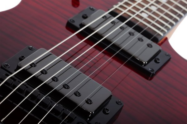 Schecter Solo - II Standard Electric Guitar, Blood Burst by Erikson Music