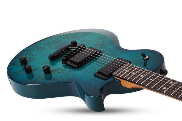 Schecter Solo - II Standard Electric Guitar, Ocean Blue Burst by Schecter
