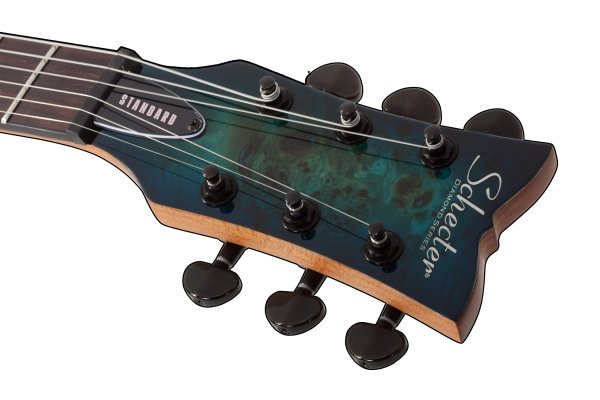 Schecter Solo - II Standard Electric Guitar, Ocean Blue Burst by Schecter