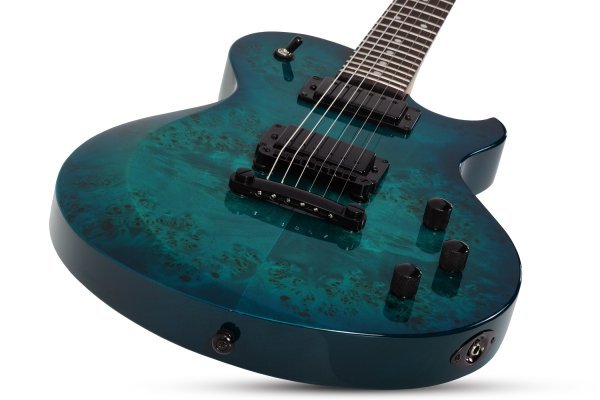 Schecter Solo - II Standard Electric Guitar, Ocean Blue Burst by Schecter