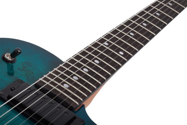 Schecter Solo - II Standard Electric Guitar, Ocean Blue Burst by Schecter