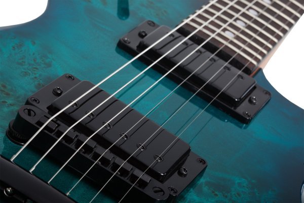 Schecter Solo - II Standard Electric Guitar, Ocean Blue Burst by Schecter