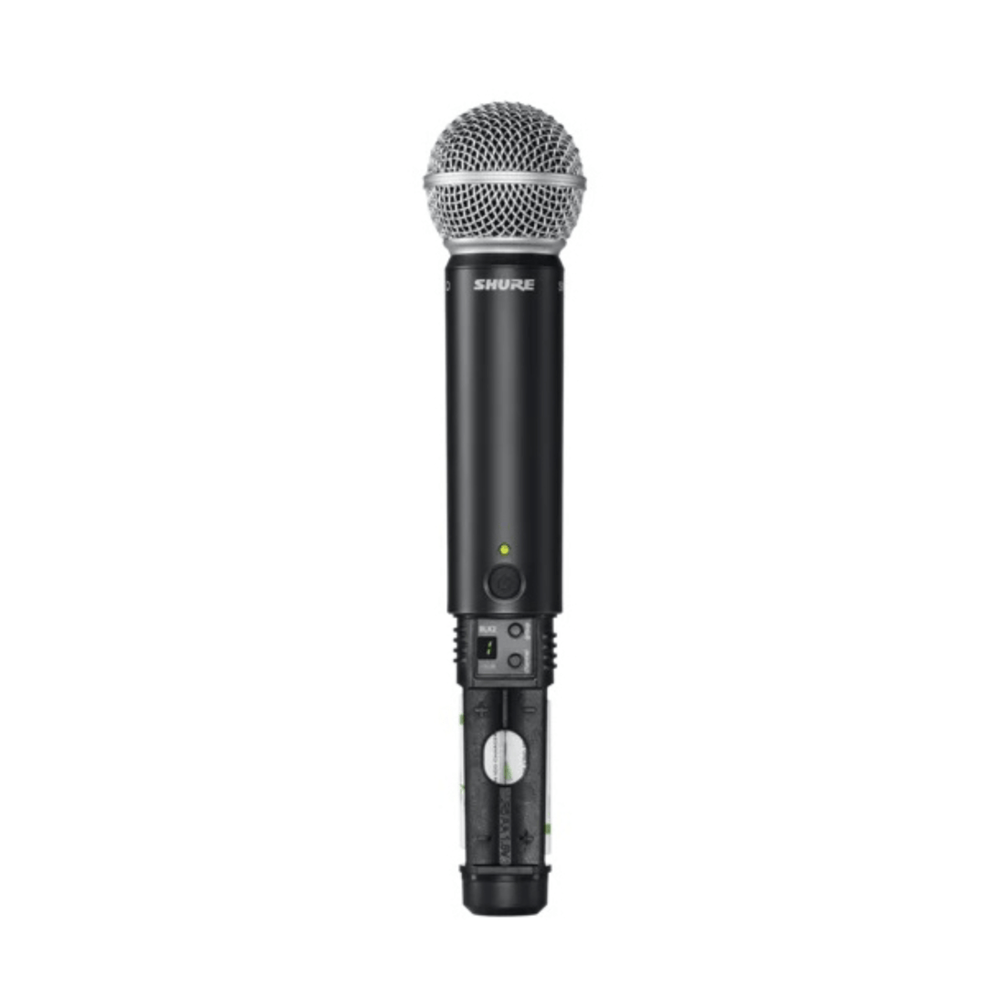 Shure BLX288/SM58 Dual - Transmitter Handheld Wireless System (H9: 512 - 542 MHz) by SFM