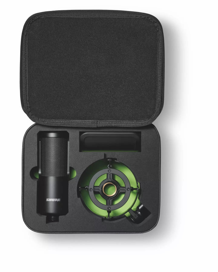 Shure SM4 Dual Diaphragm Condenser Microphone Kit with Shockmount - Black by SFM