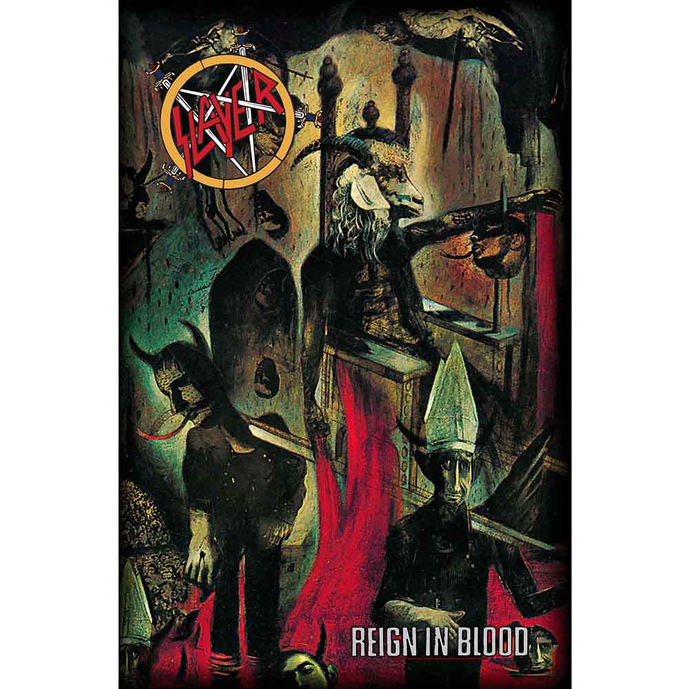 Slayer Textile Poster Reign in Blood by Rock Off Trade