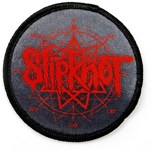 SLIPKNOT STANDARD PATCH: LOGO & NONAGRAM by Rock Off Trade