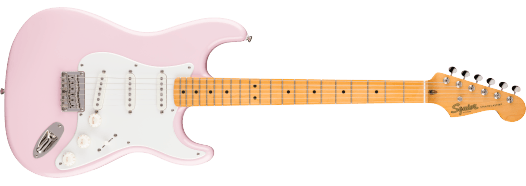 Squier Classic Vibe™ '50s Stratocaster® HT, Maple Fingerboard, Parchment Pickguard, Shell Pink by FMIC
