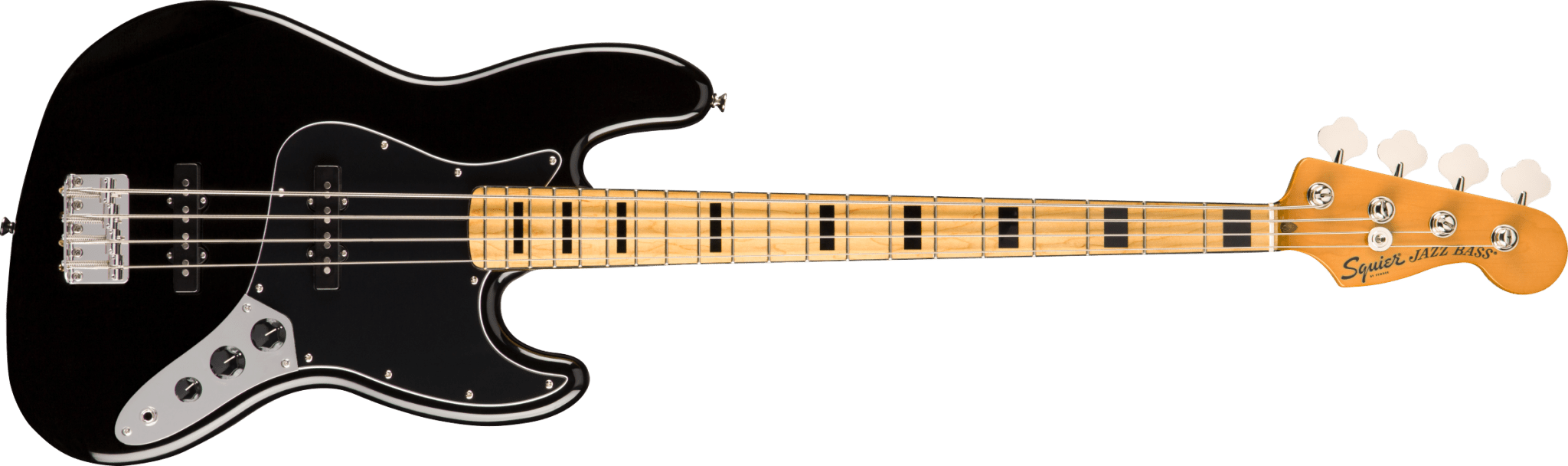 Squier Classic Vibe '70s Jazz Bass®, Maple Fingerboard, Black by FMIC