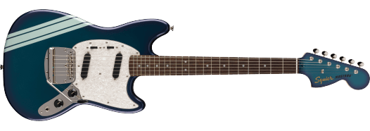 Squier FSR Classic Vibe™ '60s Mustang®, Laurel Fingerboard, White Pearloid Pickguard, Matching Headstock, Competition Burgundy by FMIC