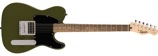 Squier Sonic® Esquire® H, Laurel Fingerboard, Black Pickguard, Olive by Squier