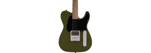 Squier Sonic® Esquire® H, Laurel Fingerboard, Black Pickguard, Olive by Squier