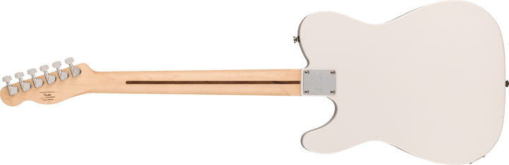 Squier Sonic™ Esquire® H, Maple Fingerboard, Black Pickguard, Arctic White by FMIC
