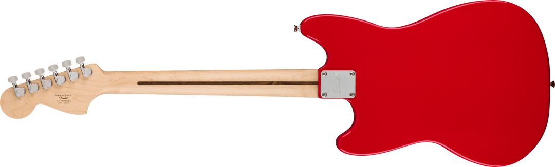 Squier Sonic™ Mustang®, Maple Fingerboard, White Pickguard, Torino Red by FMIC