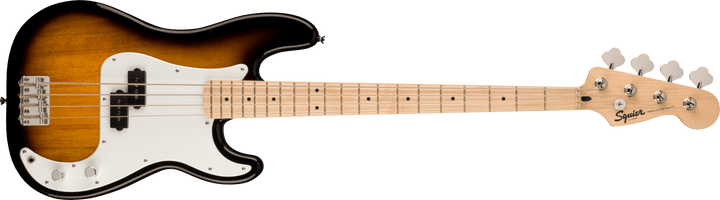 Squier Sonic Precision Bass, Maple Fingerboard, White Pickguard, 2 - Color Sunburst by FMIC