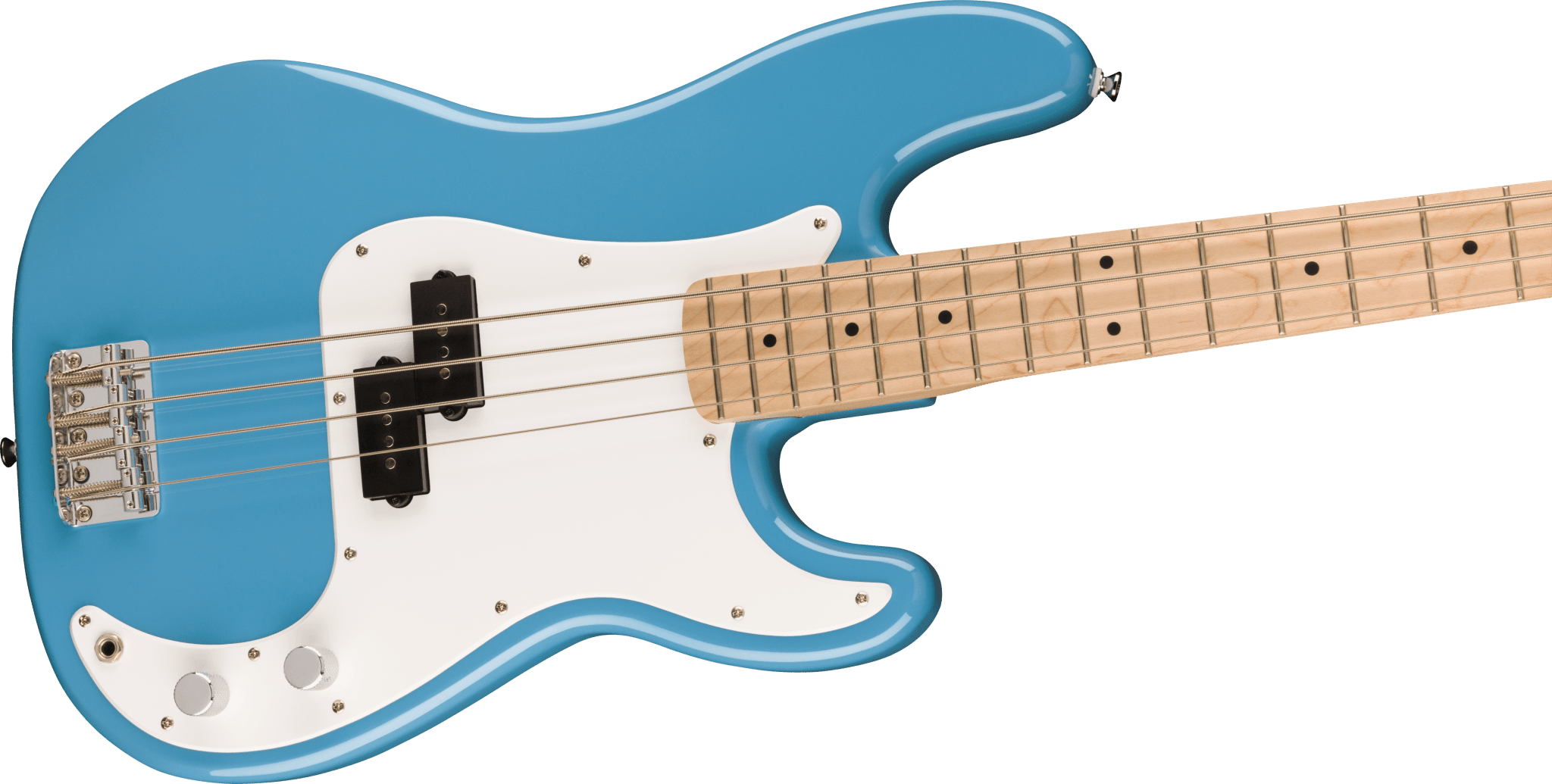 Squier Sonic™ Precision Bass®, Maple Fingerboard, White Pickguard, California Blue by FMIC