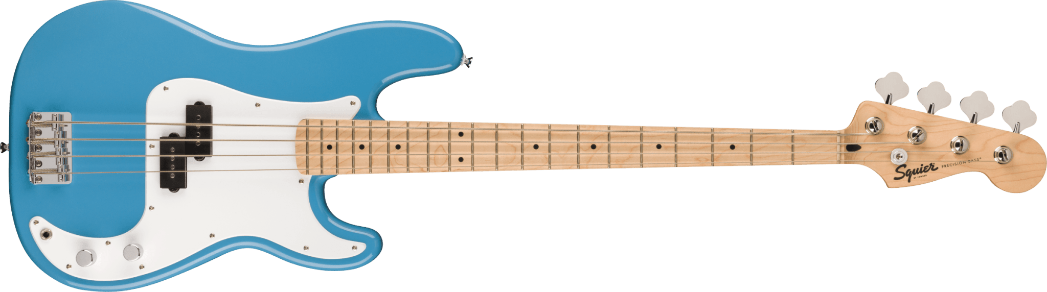 Squier Sonic™ Precision Bass®, Maple Fingerboard, White Pickguard, California Blue by FMIC