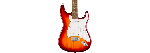 Squier Sonic® Stratocaster®, Laurel Fingerboard, White Pickguard, Sienna Sunburst by Squier
