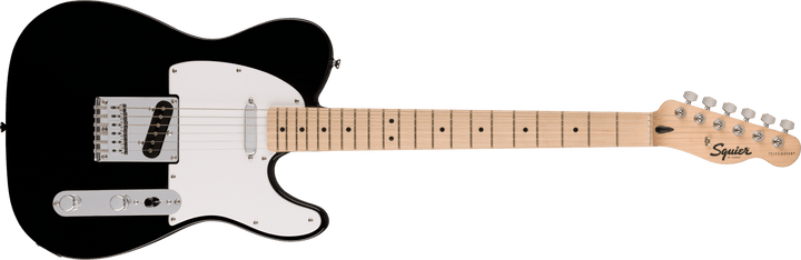 Squier Sonic™ Telecaster®, Maple Fingerboard, White Pickguard, Black by FMIC