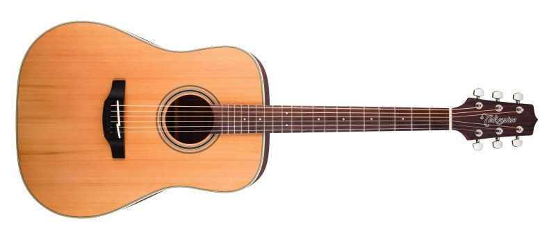 Takamine Dreadnought Acoustic Guitar, Natural by Coast Music