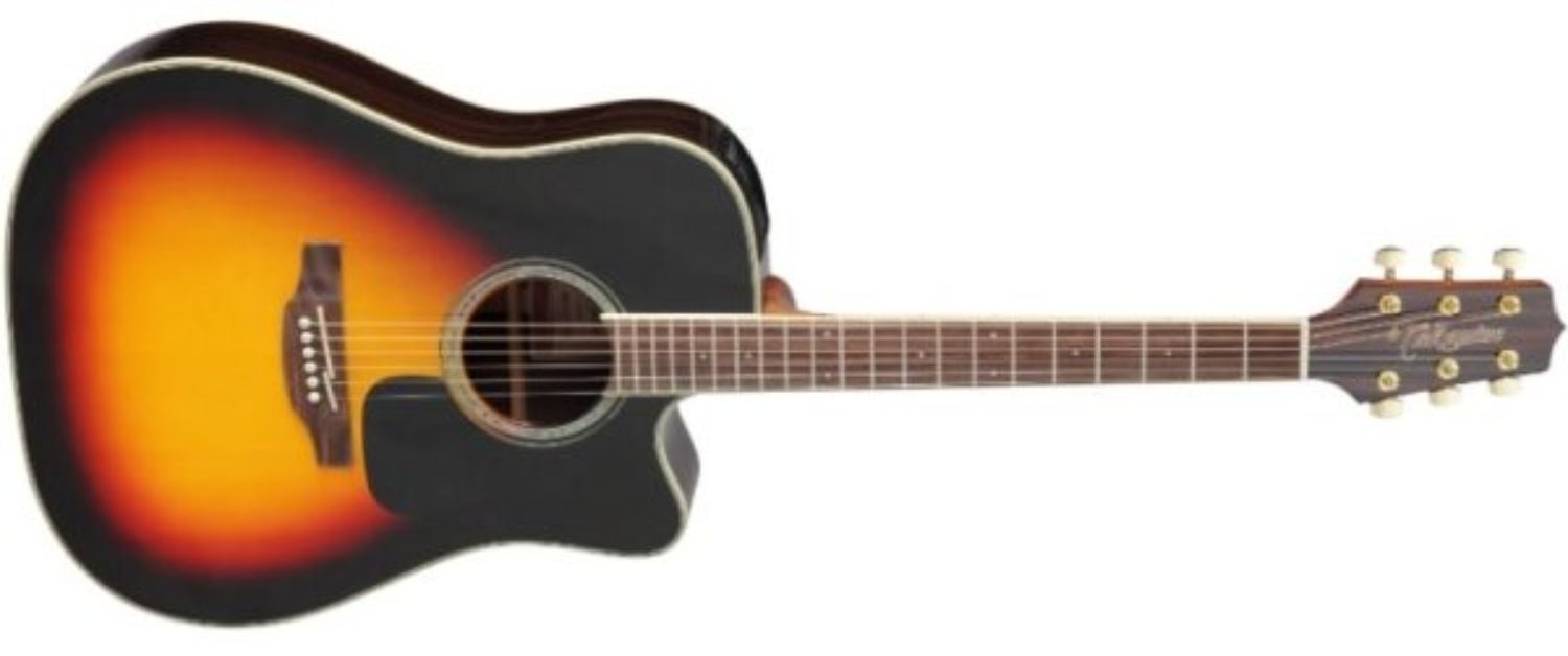 Takamine Dreadnought Cutaway Acoustic - Electric Guitar, Sunburst by Coast Music