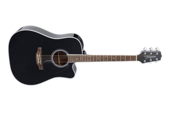 Takamine G - series Cutaway Dreadnought Acoustic Guitar With Gig Bag, Black by Takamine