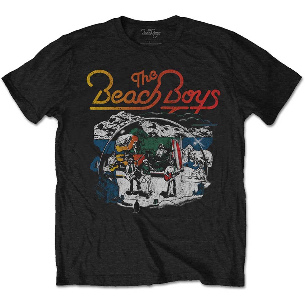 THE BEACH BOYS UNISEX T - SHIRT: LIVE DRAWING by Rock Off Trade
